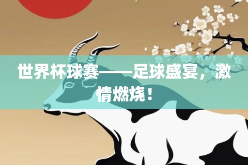 世界杯球赛——足球盛宴，激情燃烧！
