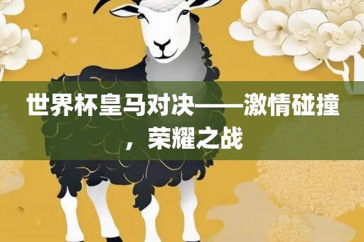 世界杯皇马对决——激情碰撞，荣耀之战