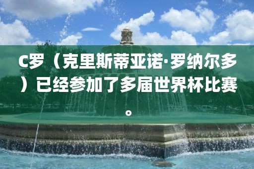 C罗（克里斯蒂亚诺·罗纳尔多）已经参加了多届世界杯比赛。