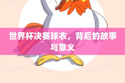 世界杯决赛球衣，背后的故事与意义