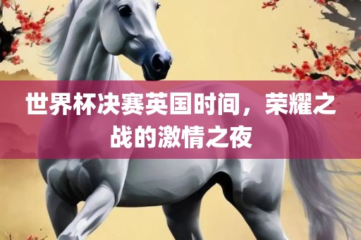 世界杯决赛英国时间，荣耀之战的激情之夜