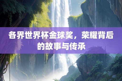 各界世界杯金球奖，荣耀背后的故事与传承