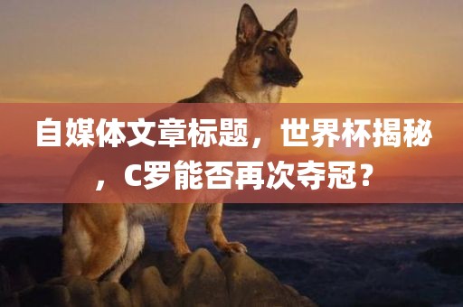 自媒体文章标题，世界杯揭秘，C罗能否再次夺冠？