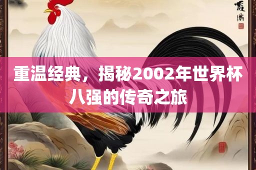 重温经典，揭秘2002年世界杯八强的传奇之旅漯河市盈旭机械设备有限公司