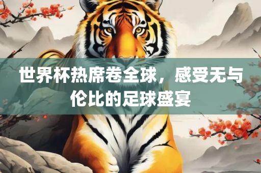 世界杯热席卷全球，感受无与伦比的足球盛宴