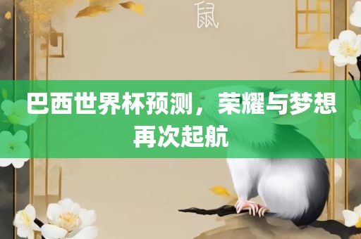 巴西世界杯预测，荣耀与梦想再次起航