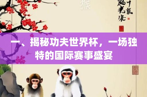 一、揭秘功夫世界杯，一场独特的国际赛事盛宴