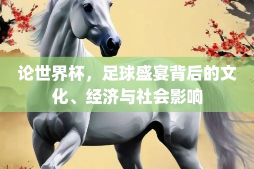 论世界杯，足球盛宴背后的文化、经济与社会影响