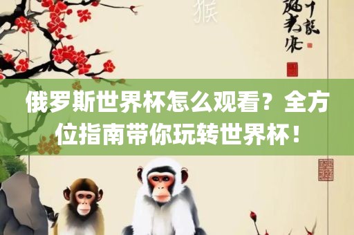 俄罗斯世界杯怎么观看？全方位指南带你玩转世界杯！