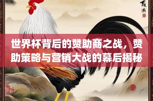 世界杯背后的赞助商之战，赞助策略与营销大战的幕后揭秘