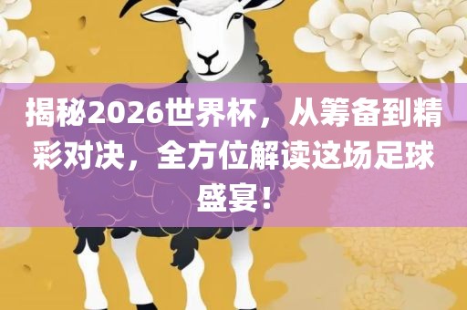 揭秘2026世界杯，从筹备到精彩对决，全方位解读这场足球盛宴！