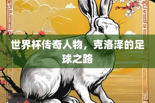 世界杯传奇人物，克洛泽的足球之路