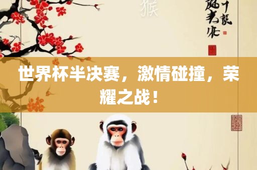 世界杯半决赛，激情碰撞，荣耀之战！