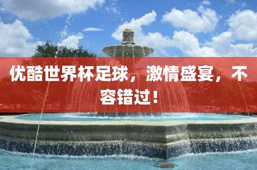 优酷世界杯足球，激情盛宴，不容错过！