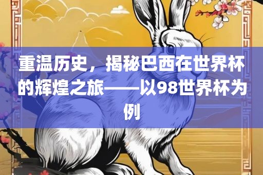 重温历史，揭秘巴西在世界杯的辉煌之旅——以98世界杯为例
