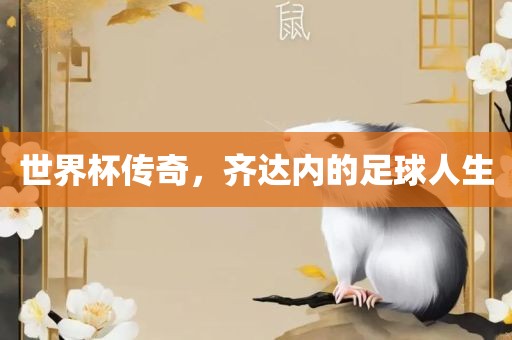 世界杯传奇，齐达内的足球人生