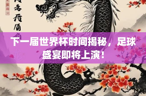 下一届世界杯时间揭秘，足球盛宴即将上演！