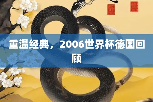 重温经典，2006世界杯德国回顾