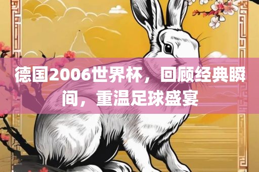 德国2006世界杯，回顾经典瞬间，重温足球盛宴