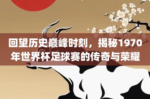 回望历史巅峰时刻，揭秘1970年世界杯足球赛的传奇与荣耀