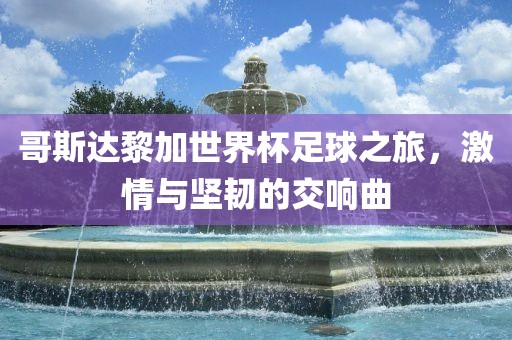 哥斯达黎加世界杯足球之旅，激情与坚韧的交响曲
