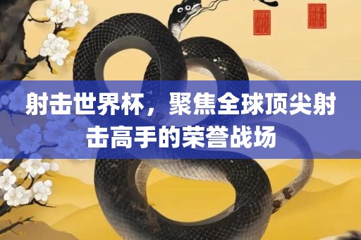 射击世界杯，聚焦全球顶尖射击高手的荣誉战场