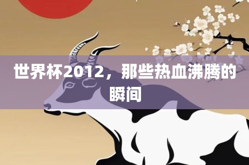世界杯2012，那些热血沸腾的瞬间