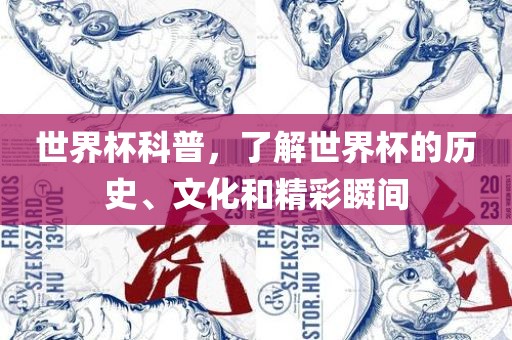 世界杯科普，了解世界杯的历史、文化和精彩瞬间