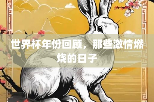 世界杯年份回顾，那些激情燃烧的日子