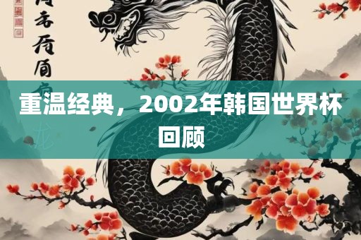 重温经典，2002年韩国世界杯回顾