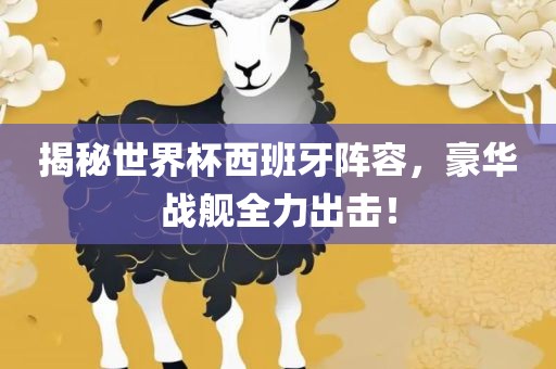揭秘世界杯西班牙阵容，豪华战舰全力出击！