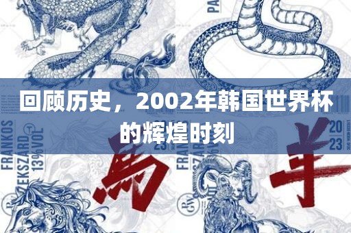 回顾历史，2002年韩国世界杯的辉煌时刻