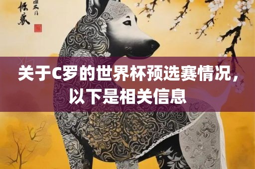 关于C罗的世界杯预选赛情况，以下是相关信息