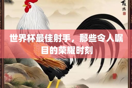 世界杯最佳射手，那些令人瞩目的荣耀时刻