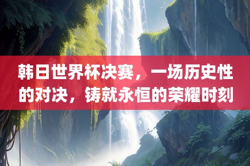 韩日世界杯决赛，一场历史性的对决，铸就永恒的荣耀时刻