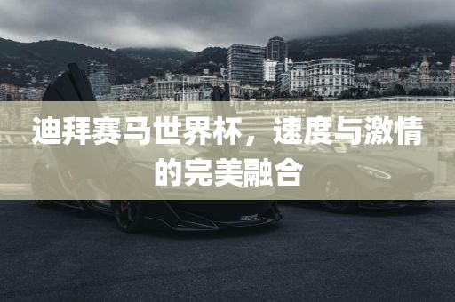 迪拜赛马世界杯，速度与激情的完美融合