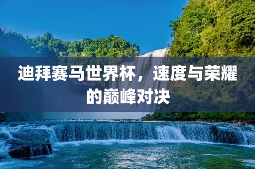 迪拜赛马世界杯，速度与荣耀的巅峰对决