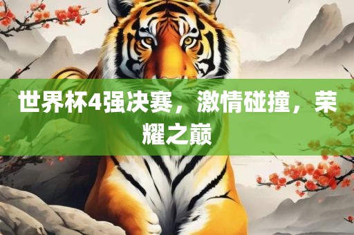 世界杯4强决赛，激情碰撞，荣耀之巅