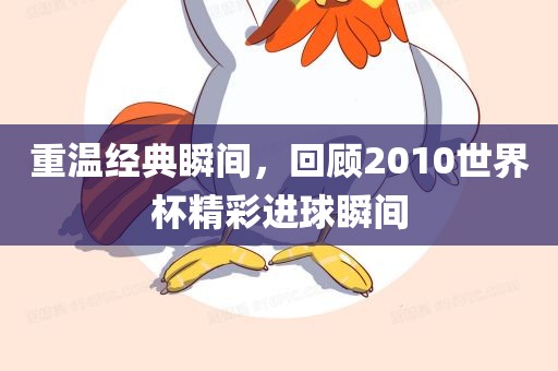 重温经典瞬间，回顾2010世界杯精彩进球瞬间