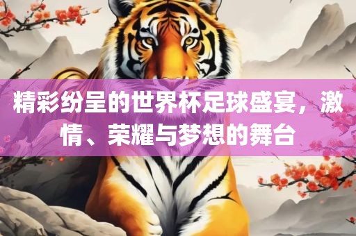 精彩纷呈的世界杯足球盛宴，激情、荣耀与梦想的舞台