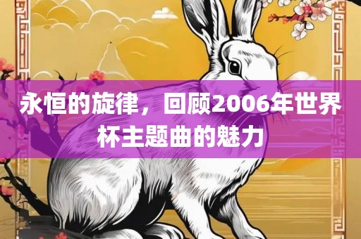 永恒的旋律，回顾2006年世界杯主题曲的魅力
