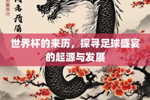 世界杯的来历，探寻足球盛宴的起源与发展