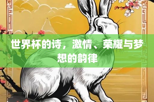 世界杯的诗，激情、荣耀与梦想的韵律