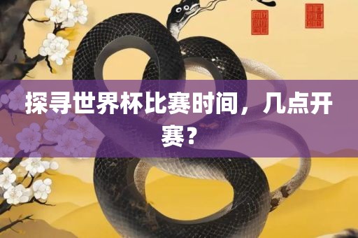 探寻世界杯比赛时间，几点开赛？
