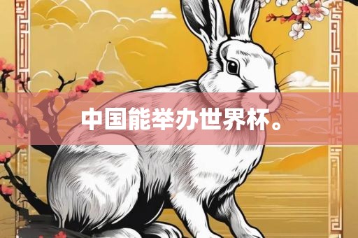 中国能举办世界杯。