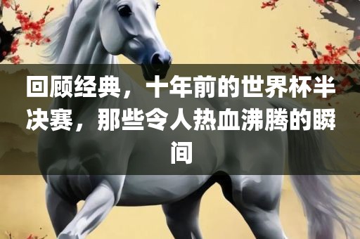 回顾经典，十年前的世界杯半决赛，那些令人热血沸腾的瞬间