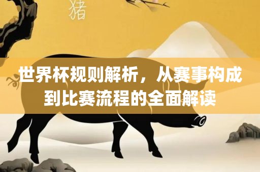 世界杯规则解析，从赛事构成到比赛流程的全面解读