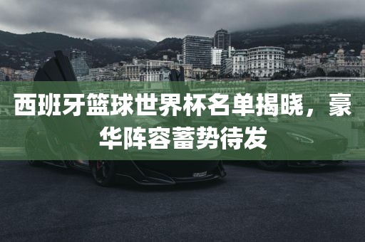 西班牙篮球世界杯名单揭晓，豪华阵容蓄势待发