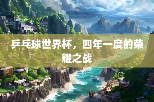 乒乓球世界杯，四年一度的荣耀之战