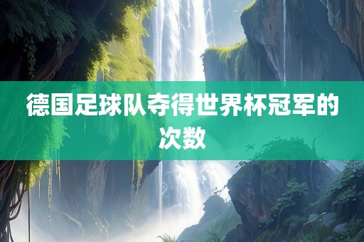 德国足球队夺得世界杯冠军的次数